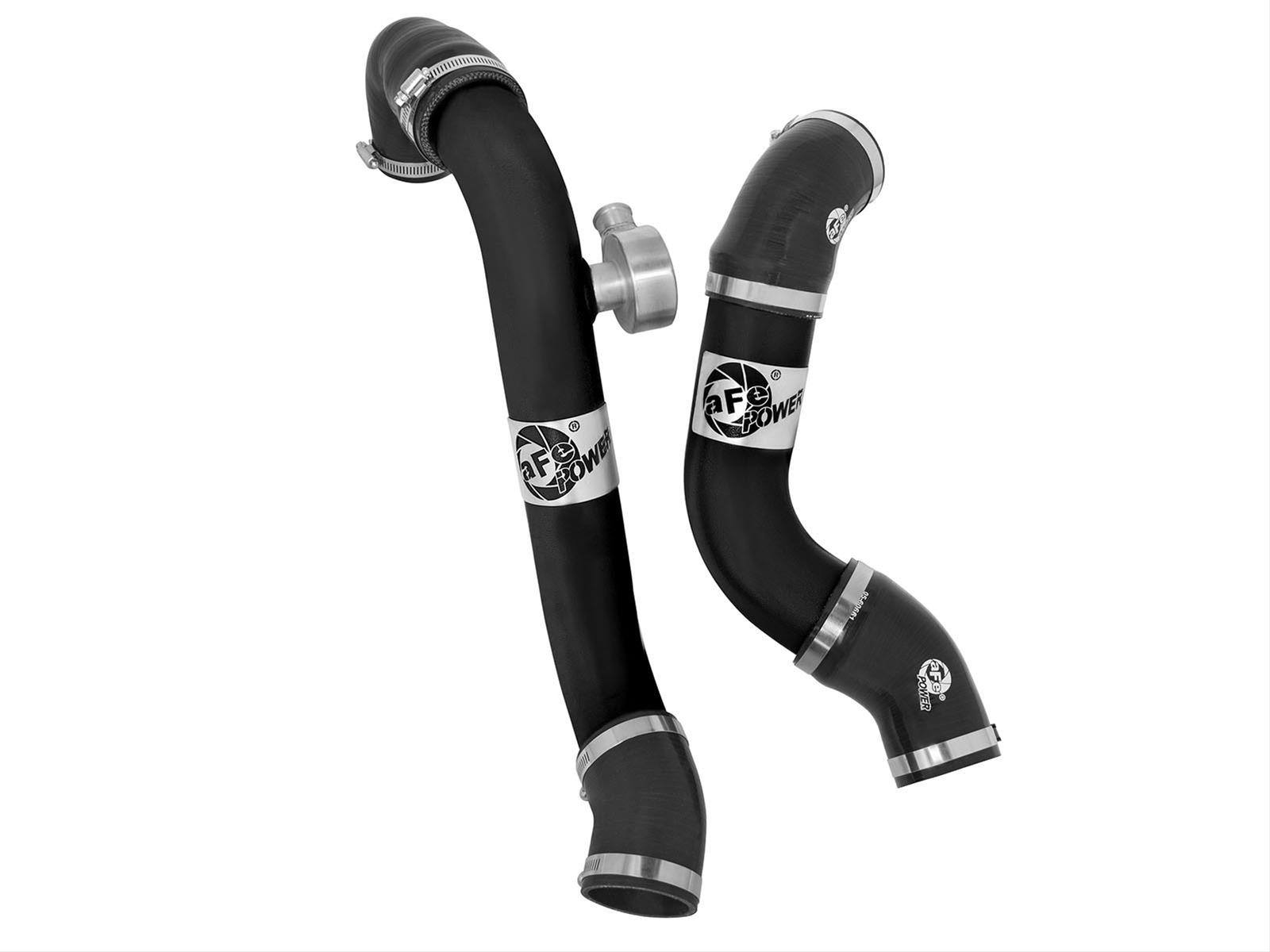 aFe BladeRunner Intercooler Tubes Black Hot/Cold Side for 15-16 Ford Mustang EcoBoost I4-2.3L (t) thumbnail 6