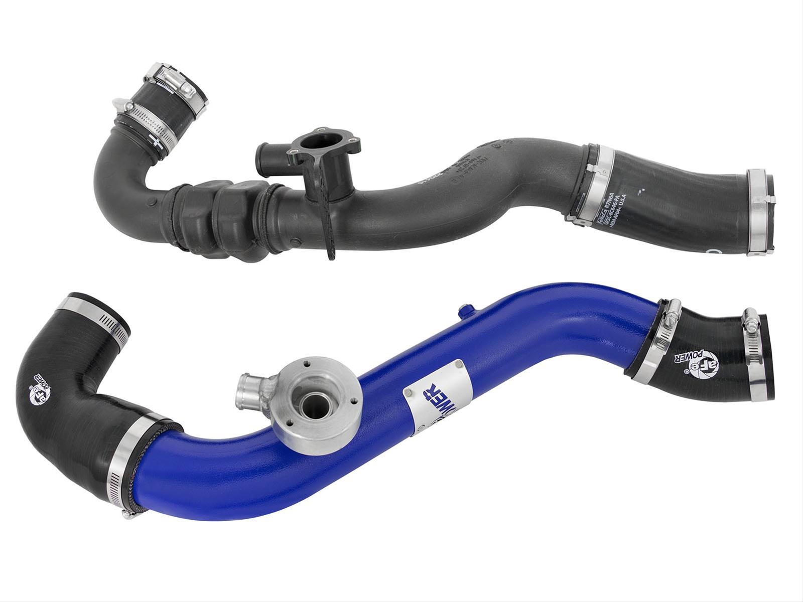aFe Bladerunner Intercoolers Tube - Blue Hot/Cold Side 15-16 Ford Mustang EcoBoost L4-2.3L (t) thumbnail 5