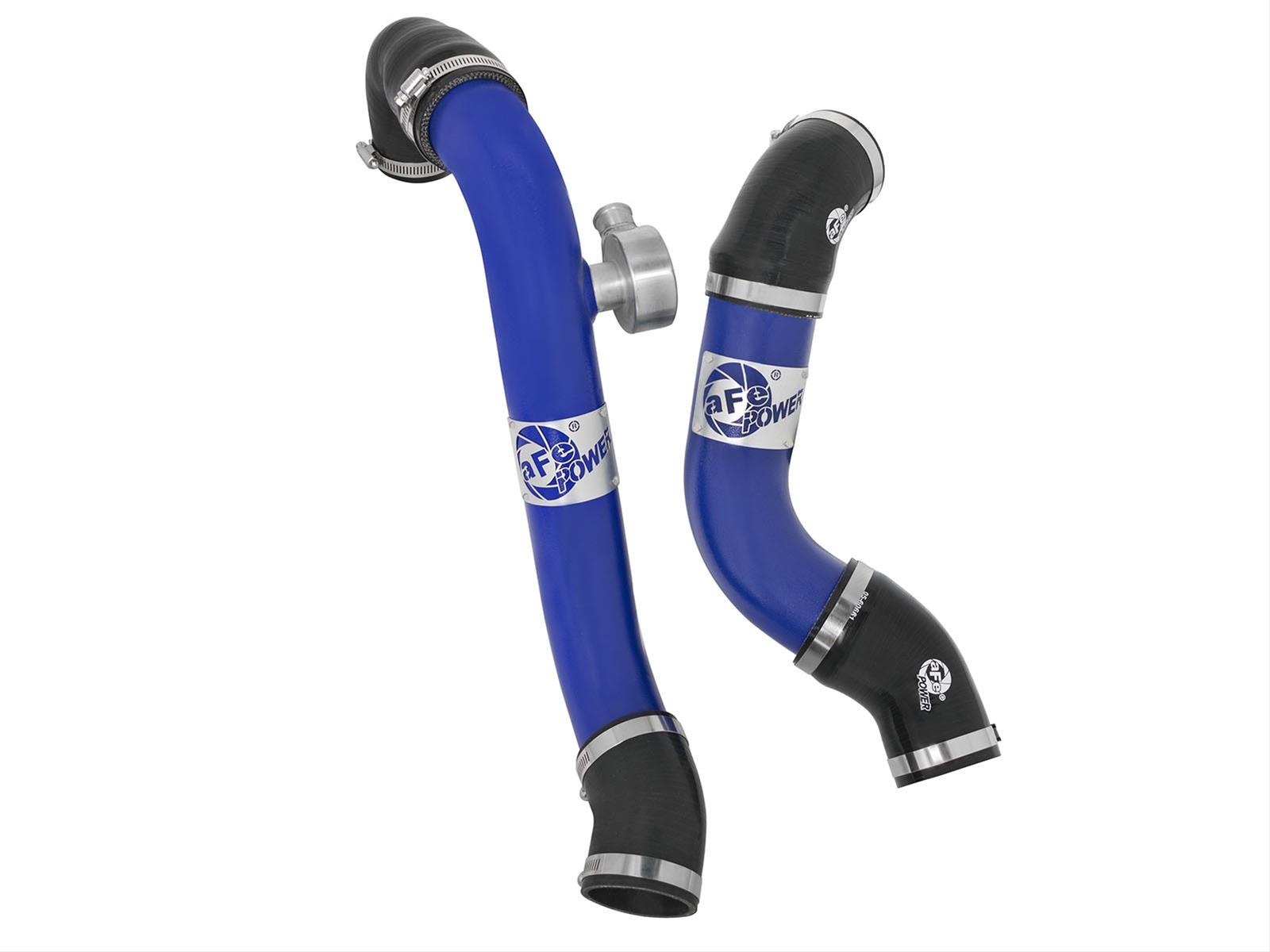 aFe Bladerunner Intercoolers Tube - Blue Hot/Cold Side 15-16 Ford Mustang EcoBoost L4-2.3L (t) thumbnail 7