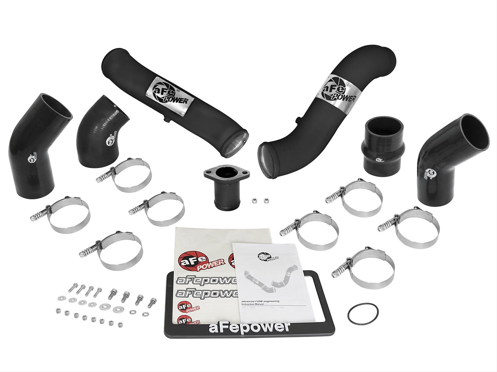 aFe BladeRunner Intercooler w/ Black Tubes 16-17 Nissan Titan XD V8 5.0L (td) thumbnail 6