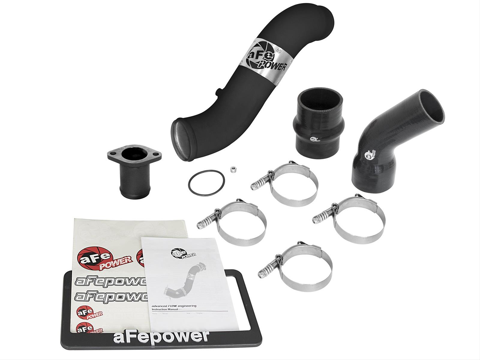 aFe Bladerunner 3in Intercooler Hot Side Tube for 16-17 Nissan Titan XD V8 5.0L (td) thumbnail 2