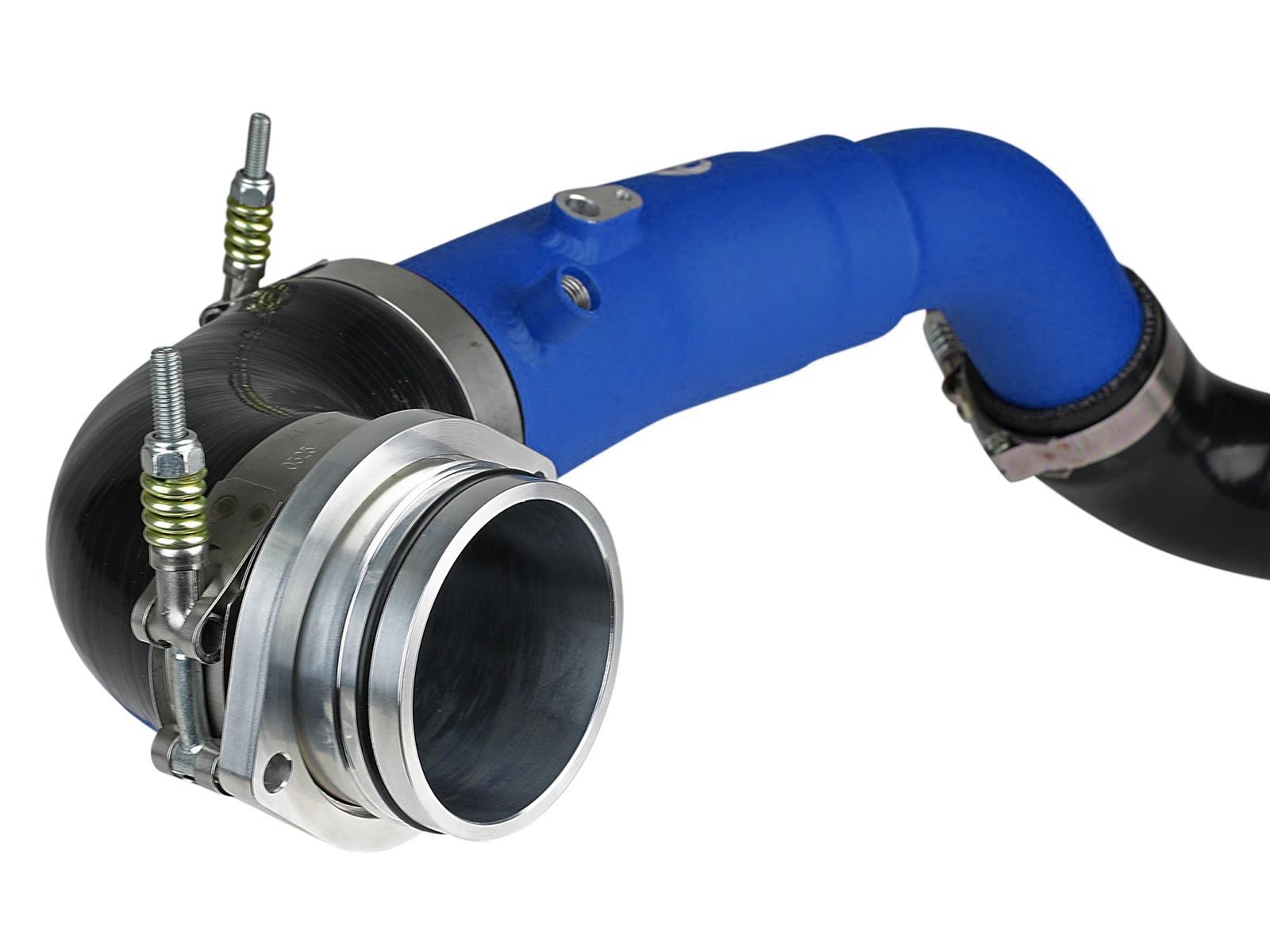 aFe 20-21 BMW Z4 M40i (G29) L6-3.0L (t) B58 BladeRunner 2-1/2in to 3in Hot-Side Charge Pipe - Blue thumbnail 2