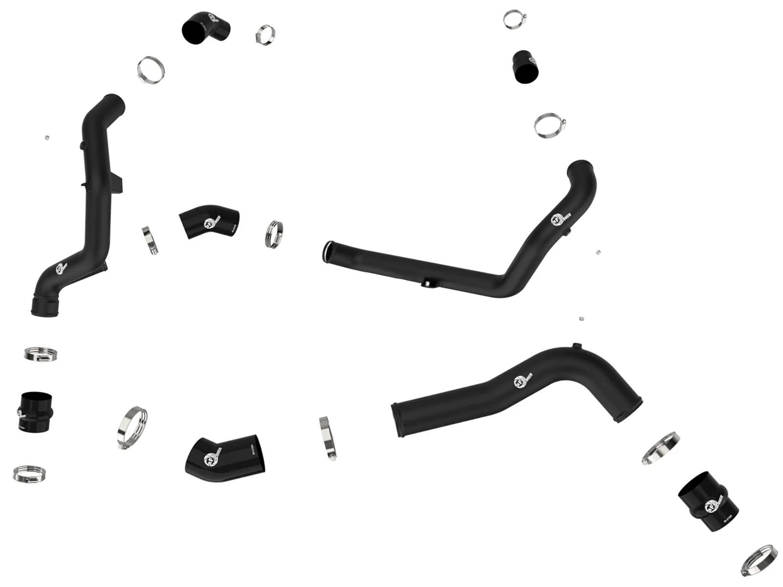 aFe 22-23 Ford Explorer BladeRunner Aluminum Hot and Cold Charge Pipe Kit - Blk thumbnail 5