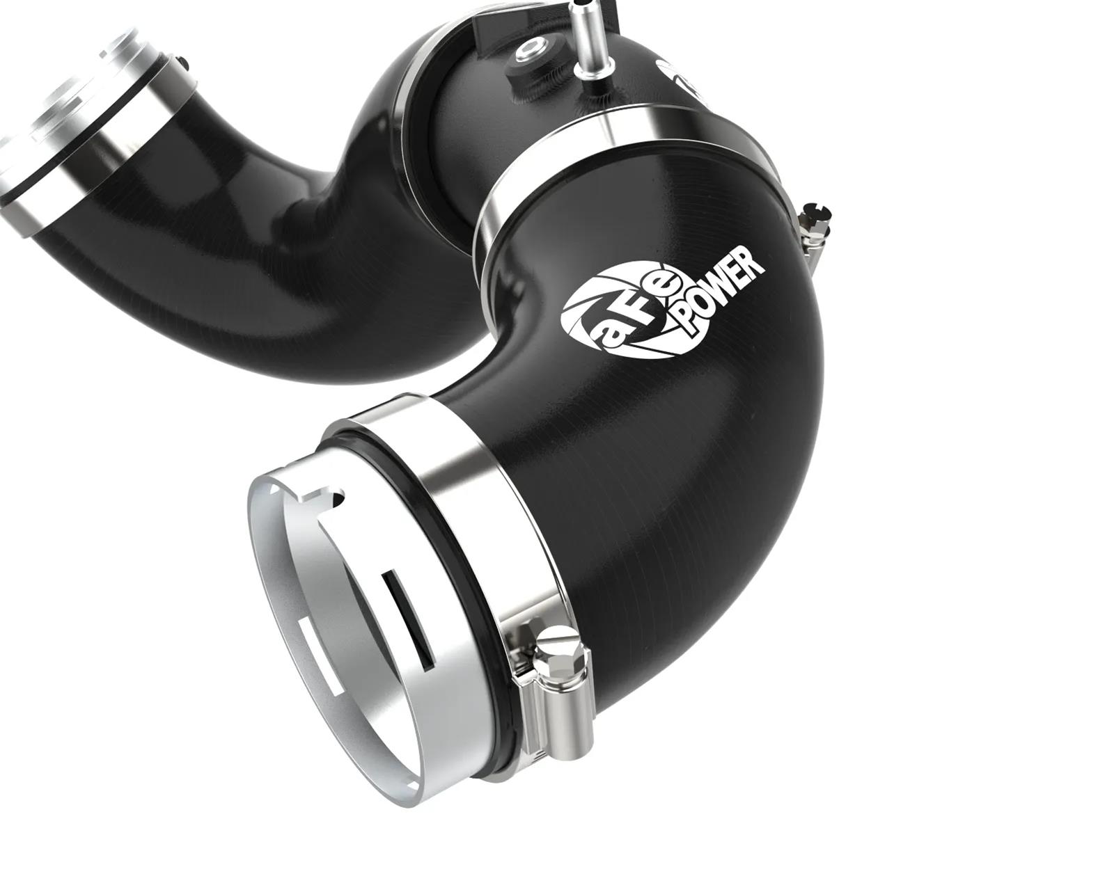 aFe BladeRunner Intercooler Pipes 46-20694-B Pipe, BladeRunner, Hot Side/Cold Side, Turbo to Engine, 2.50/2.75 in. Diameter, Aluminum, Black Powdercoated, Kia, Kit thumbnail 4