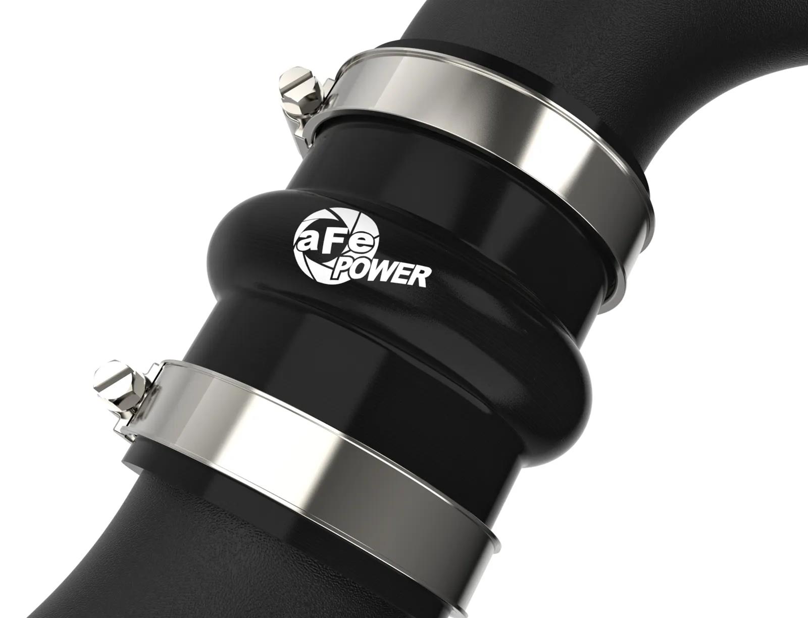 aFe 2024+ Toyota Tacoma BladeRunner 2.5in & 3in Aluminum Hot & Cold Charge Pipe Kit - Black thumbnail 3
