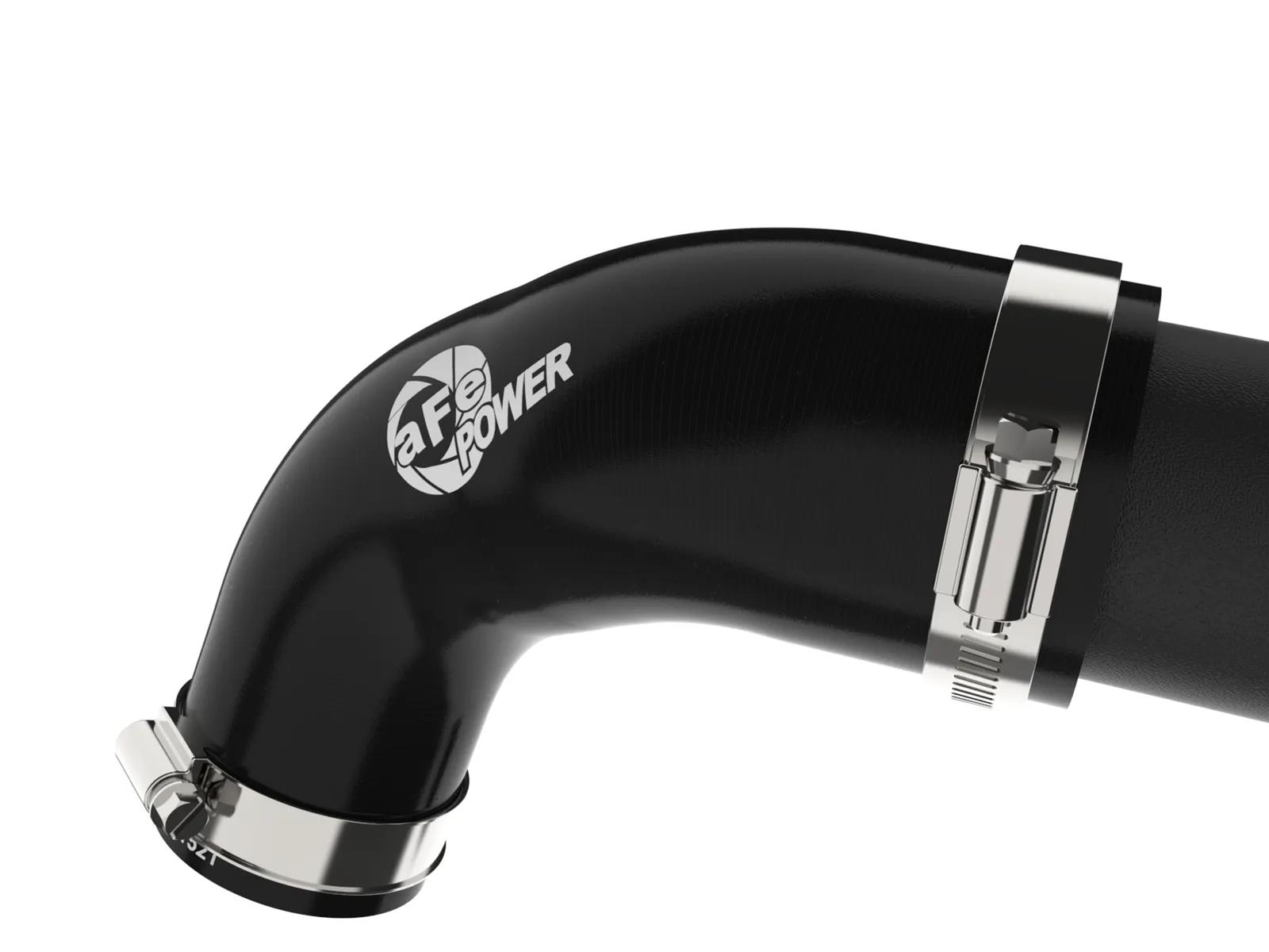 aFe 22-24 Ford Bronco Raptor BladeRunner 2-1/4in Aluminum Hot Charge Pipe Black thumbnail 3