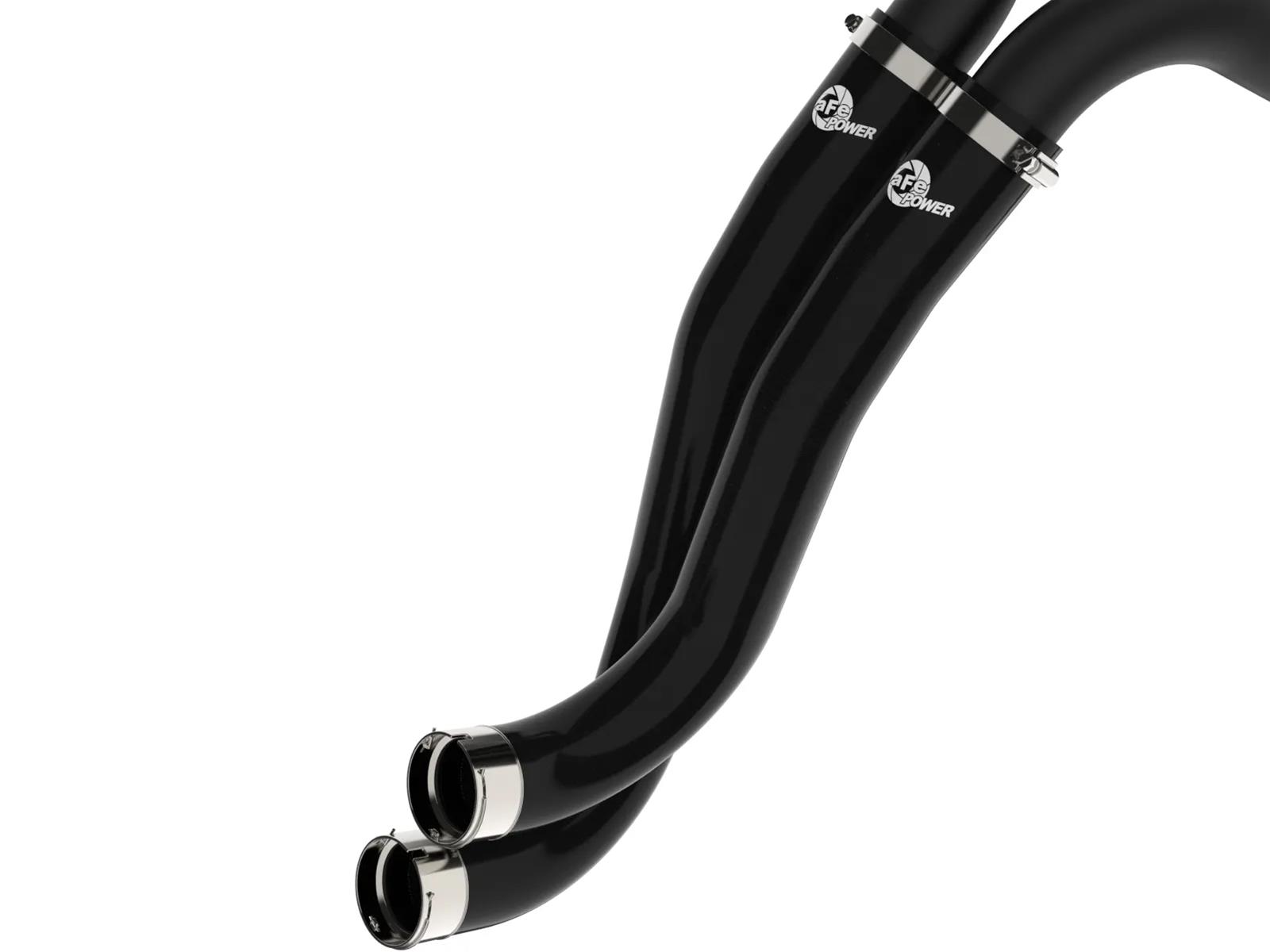 aFe 22-24 Ford Bronco Raptor BladeRunner 2-1/4in Aluminum Hot Charge Pipe Black thumbnail 4