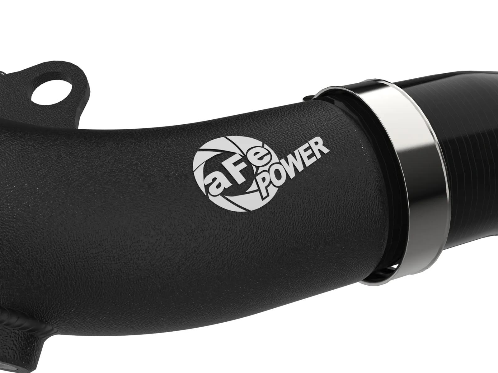 aFe 2024+ Jeep Wrangler JL L4-2.0L (t) BladeRunner 2-1/2in Aluminum Hot Charge Pipe - Black thumbnail 2