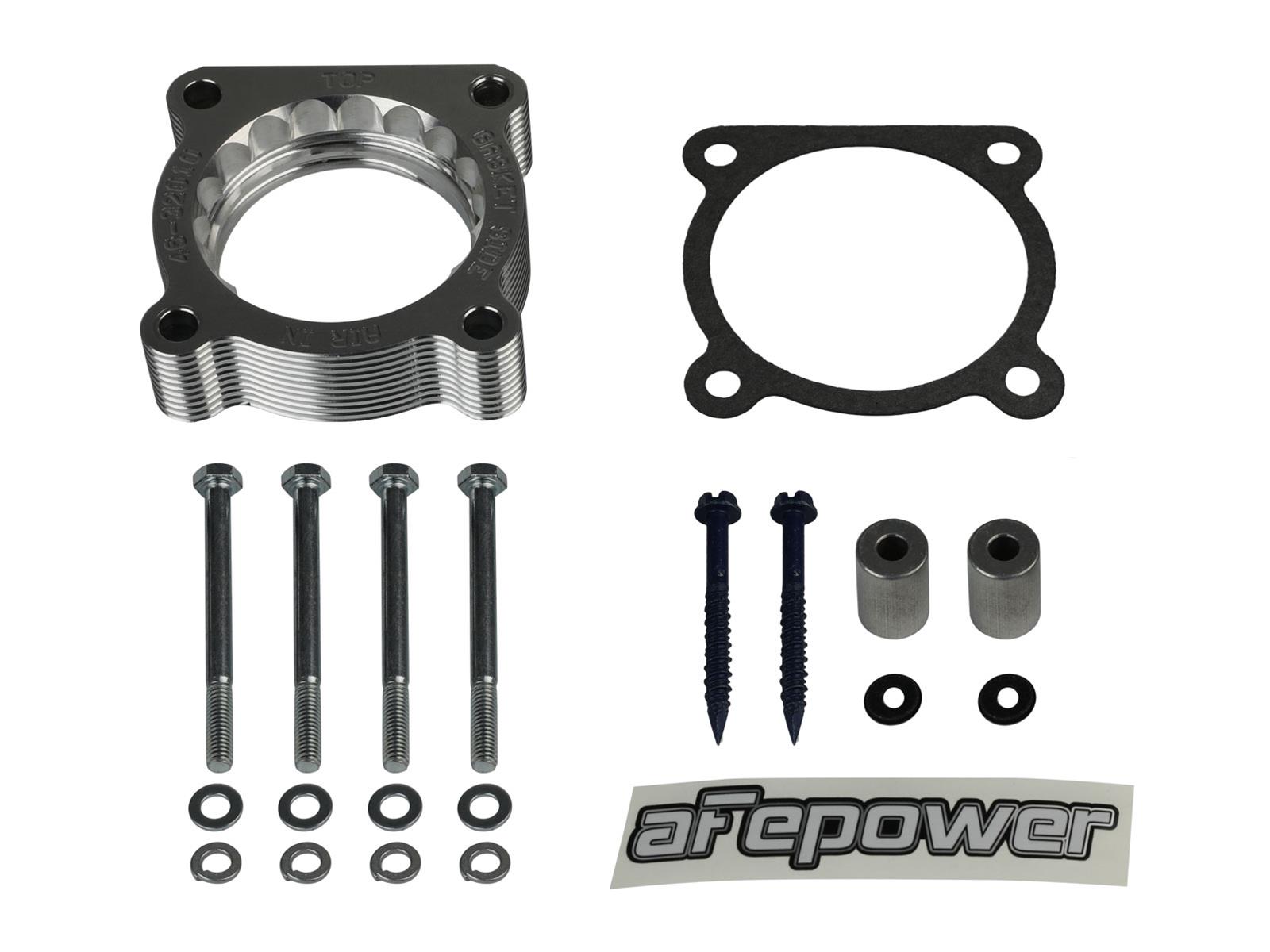 aFe Silver Bullet Throttle Body Spacer Kit | Ford F-150 (04-10) V8-5.4L (46-33002) main image 1