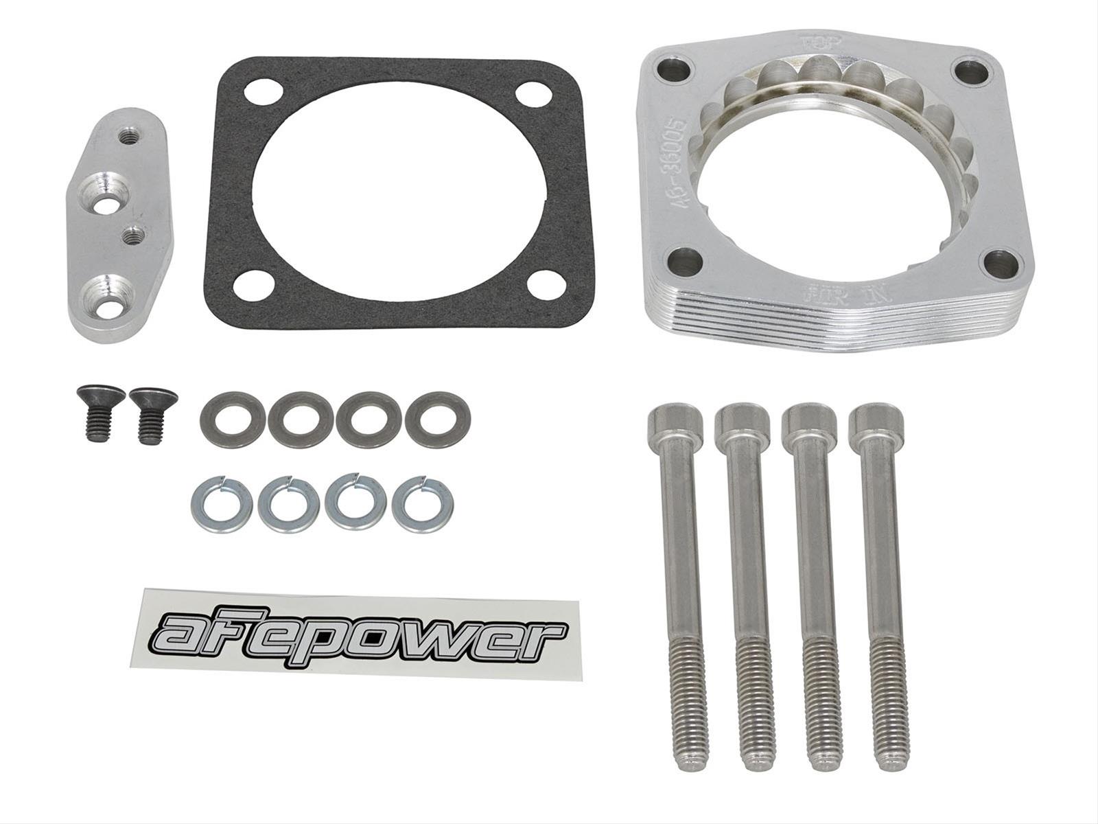 aFe Silver Bullet Throttle Body Spacers TBS 01-16 Nissan Patrol (Y61) I6-4.8L w/ Automatic Trans thumbnail 5