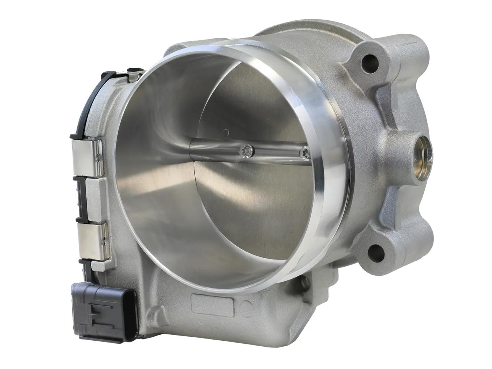 aFe Power Throttle Bodies 46-39113 Body, Body, 85mm, Drive-By-Wire, Billet Aluminum, Natural, Ford, Each thumbnail 5