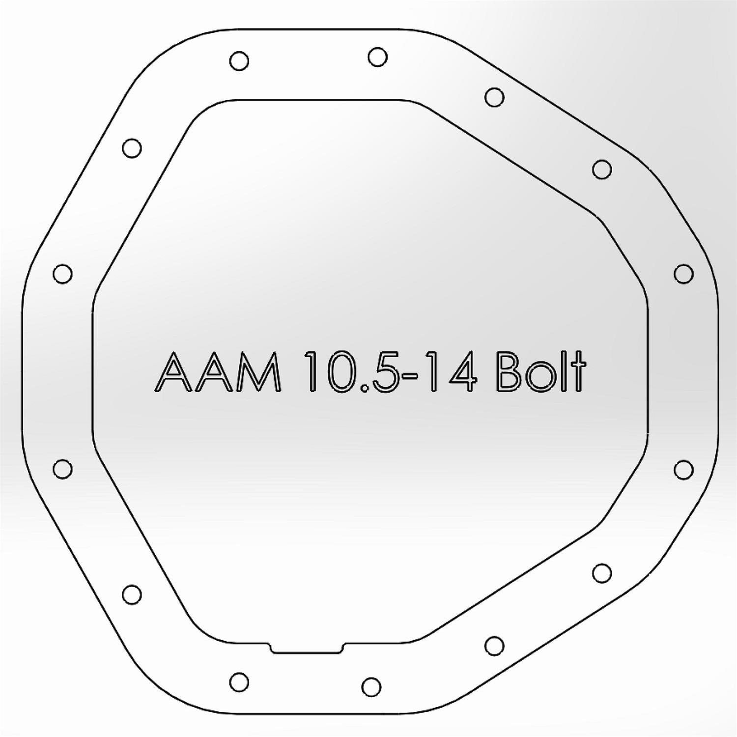 aFe Rear Differential Cover (Raw; Street Series); Dodge Diesel Trucks 03-05 L6-5.9L (td)