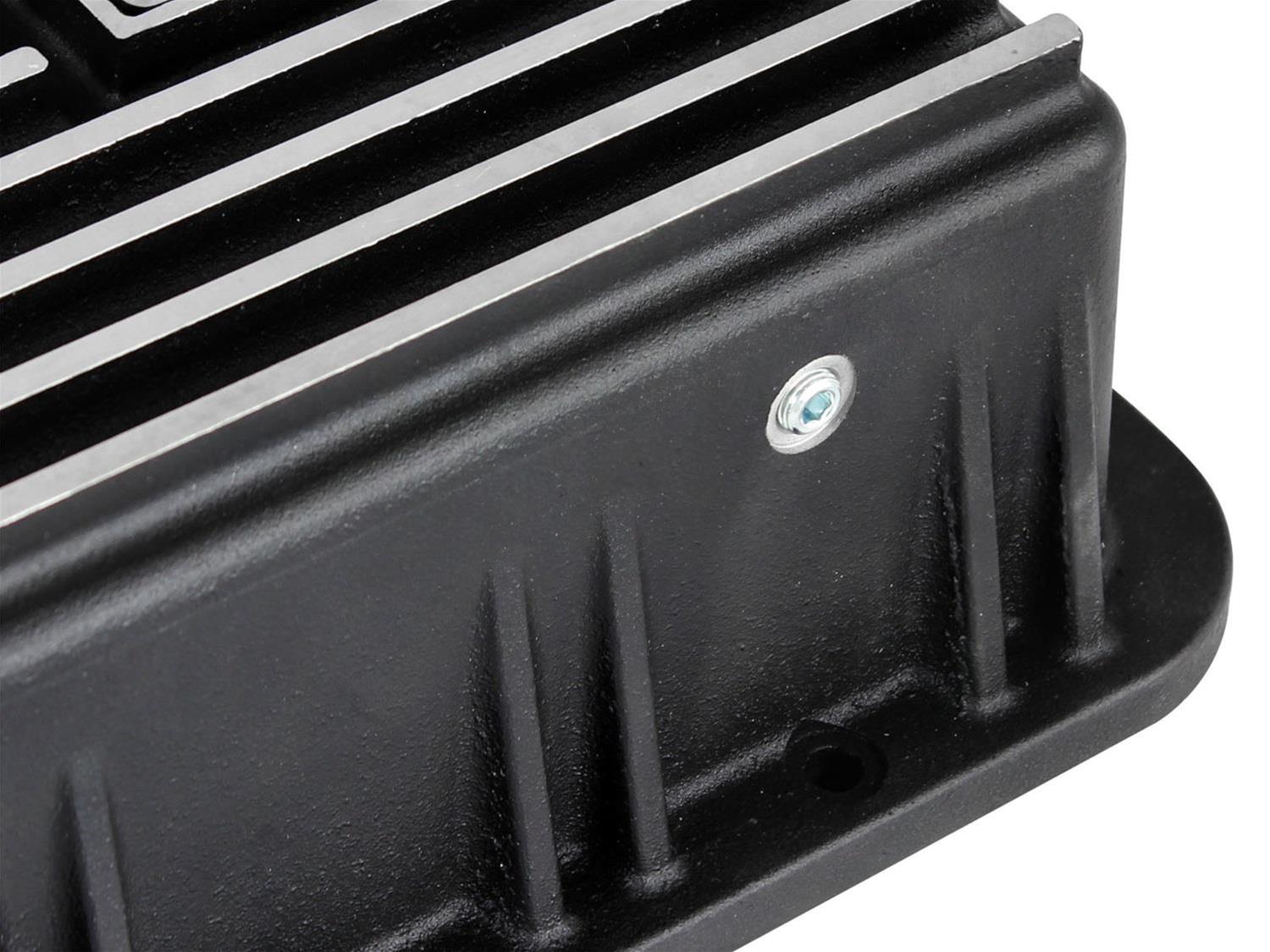 aFe Pro Series Transmission Pans for 1984 F-150, 1983-1992 F-250, 1990-1992 F-350 - 46-70212 Automatic Pan, Deep, 2 qts. Capacity Increase, Aluminum, Black Powdercoated, Ford, AOD, Each thumbnail 3