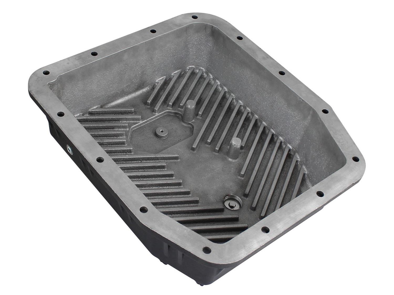aFe Pro Series Transmission Pans for 1984 F-150, 1983-1992 F-250, 1990-1992 F-350 - 46-70212 Automatic Pan, Deep, 2 qts. Capacity Increase, Aluminum, Black Powdercoated, Ford, AOD, Each thumbnail 8