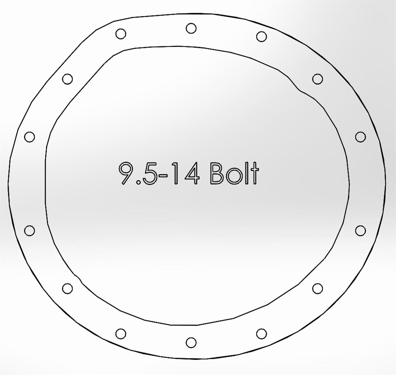 aFe Street Series 14 Bolt GM 9.5 Inch Differential Cover 46-70370 Covers, Series, Aluminum, Natural, 14-bolt, in., Rear, Chevrolet, GMC, Each thumbnail 2