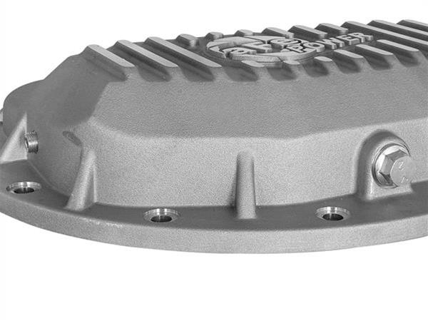 aFe Street Series 12 Bolt AAM 9.25 Inch Differential Cover 46-70400 Rear Raw w/ Machined Fins thumbnail 3