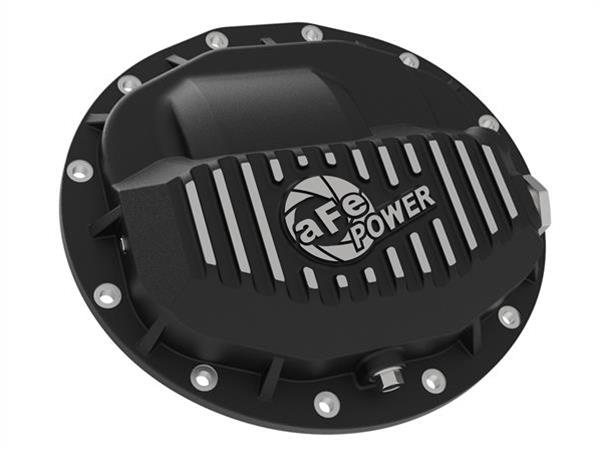 aFe Pro Series 12 Bolt AAM 9.25 Inch Differential Cover 46-70402-WL Covers, Series, Aluminum, Black Powdercoated, in. 12-bolt, Front, Ram, Kit thumbnail 2