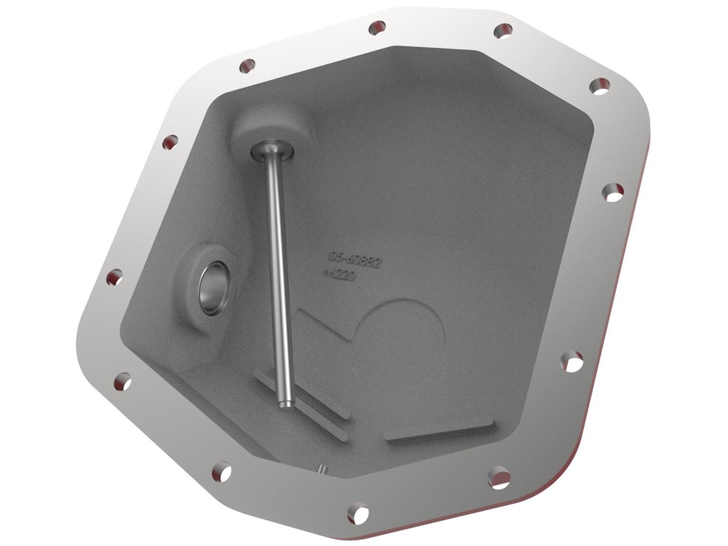 aFe 20-23 Jeep Gladiator JT (Dana M220) Pro Series Rear Differential Cover Red w/ Machined Fins thumbnail 4