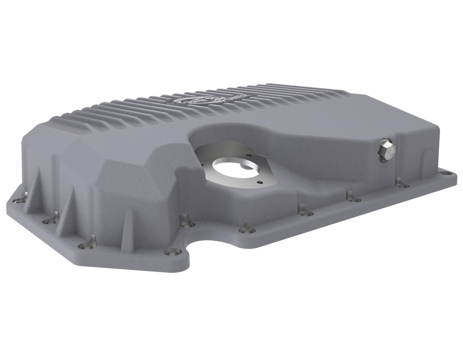 aFe Street Series Engine Oil Pans 46-71210A Pan, POWER Pan Raw w/ Machined Fins VW Cars 05-20 L4-1.8/2.0L thumbnail 5