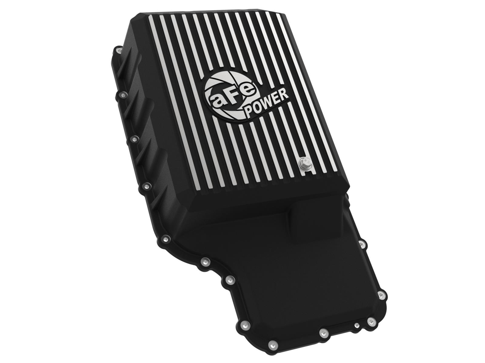 aFe Power Street Series Transmission Pan Raw w/ Machined Fins | GM Trucks (99-16) (46-70240)
