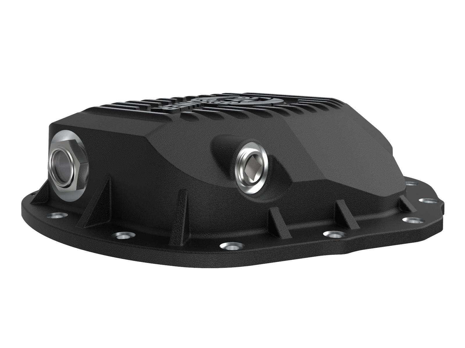 aFe Pro Series 14 Bolt AAM 11.5 Inch Differential Cover 46-71261B Cover, Street Series, Black w/ Machined Fins, With Gear Oil, GM Diesel Trucks, Kit thumbnail 5