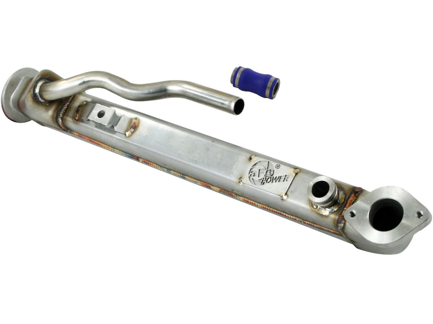 aFe EGR Coolers for 2004-2007 F-350 SUPER DUTY, F-250 2004-2005 EXCURSION - 46-90073 Cooler, Square Hookup, Stainless Steel, Natural, Ford, 6.0L Powerstroke Diesel, Without Gaskets, Kit thumbnail 8