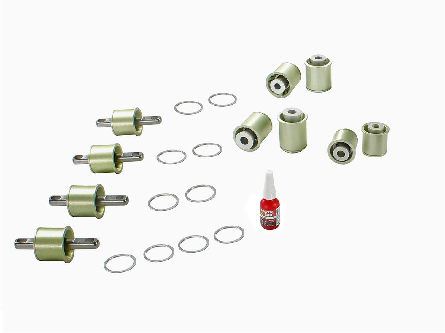 aFe Control PFADT Alum Frame Drag Rear Solid Spherical C/A Bearings Set; 06-13 Chevy Corvette C6 Z06 thumbnail 2