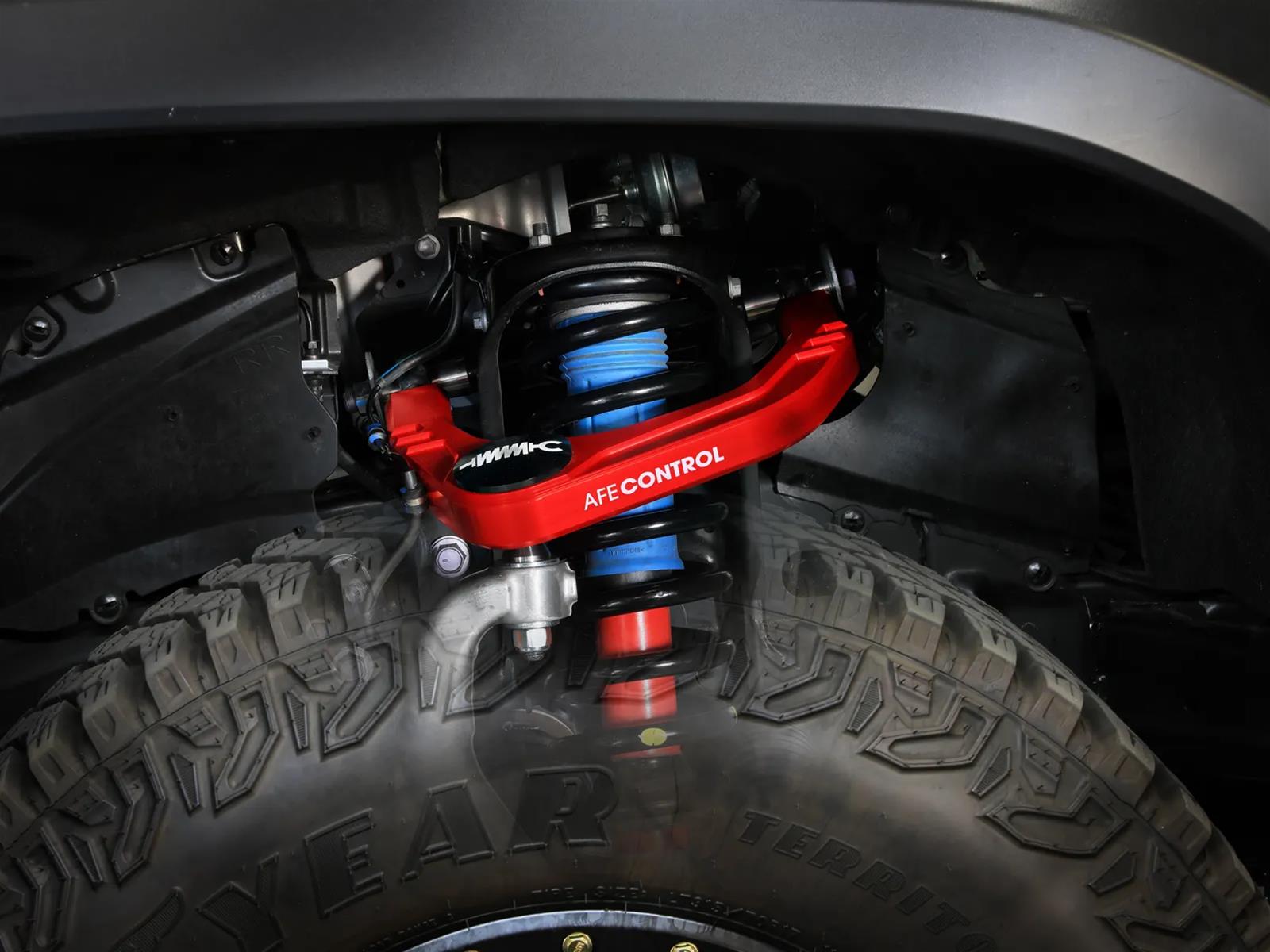 aFe Control 24-26 Toyota Tacoma Upper Control Arms - Set (Red) thumbnail 2
