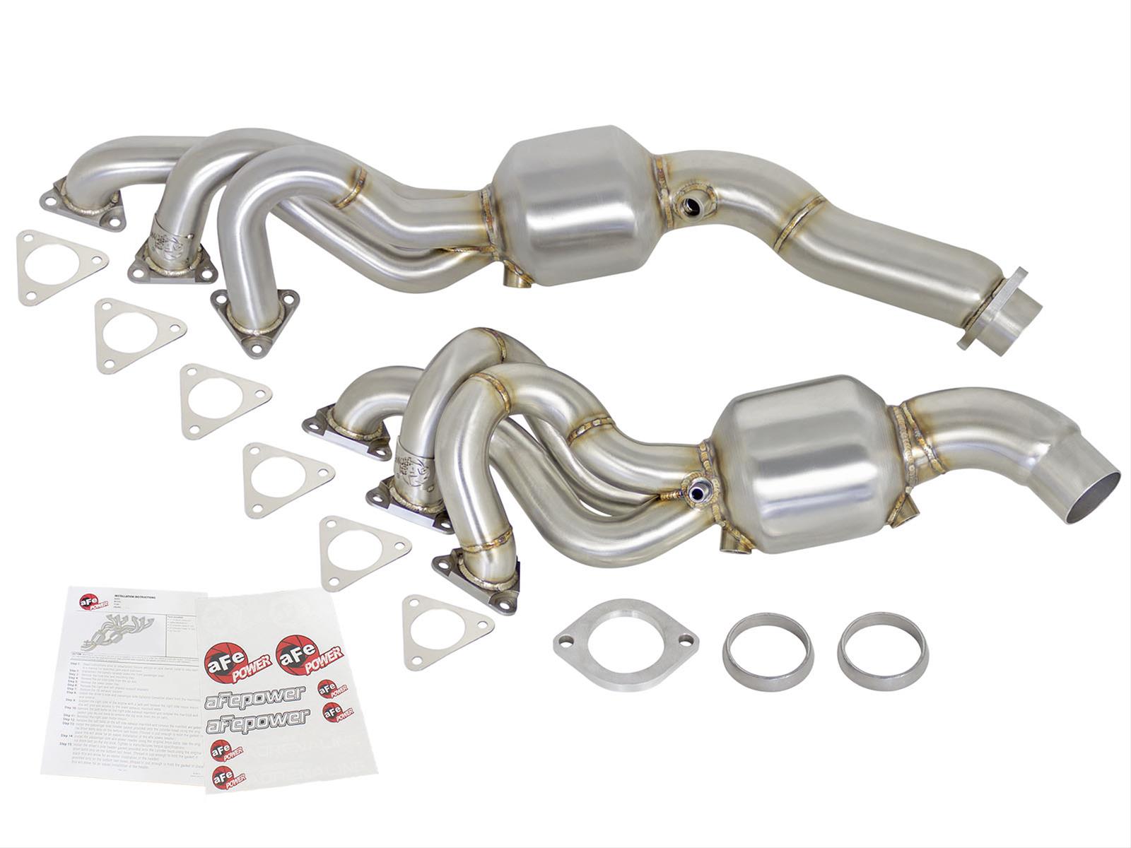 aFe Twisted Steel Headers (Catted) 01-06 BMW M3 L6-3.2L S54 thumbnail 6