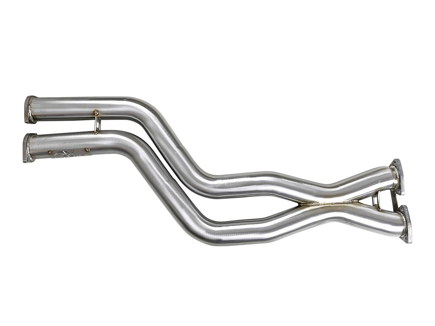 aFe Twisted Steel HDR X-Pipe SS-304 01-06 BMW M3 3.2L S54 thumbnail 5