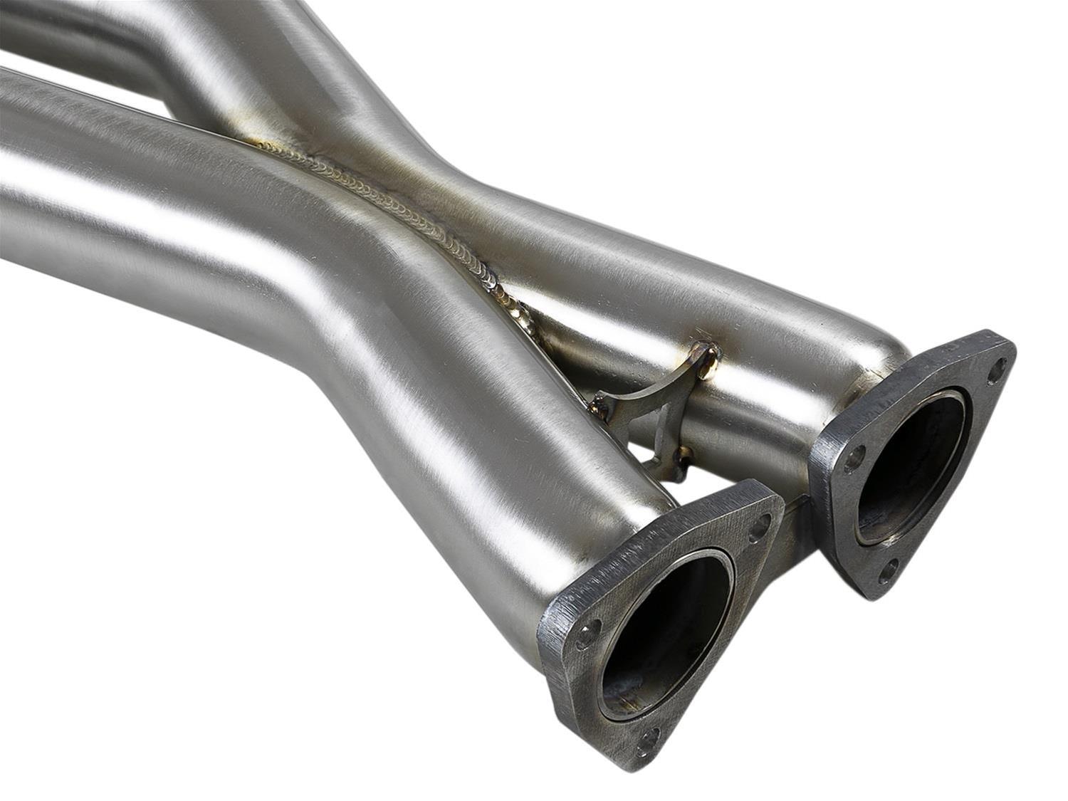 aFe Twisted Steel HDR X-Pipe SS-304 01-06 BMW M3 3.2L S54 thumbnail 2