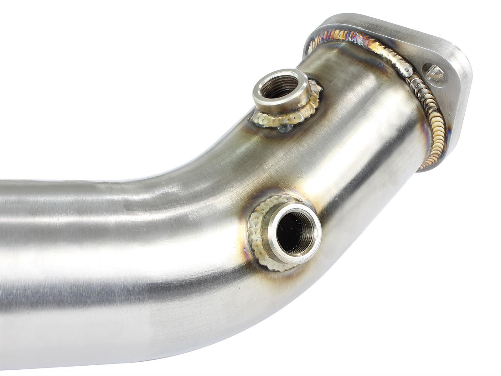 aFe Twisted Steel Turbo Downpipes for 2008-2015 LANCER - 48-36701 Downpipe, Mitsubishi Lancer EVO X, 2.0L, Each thumbnail 4