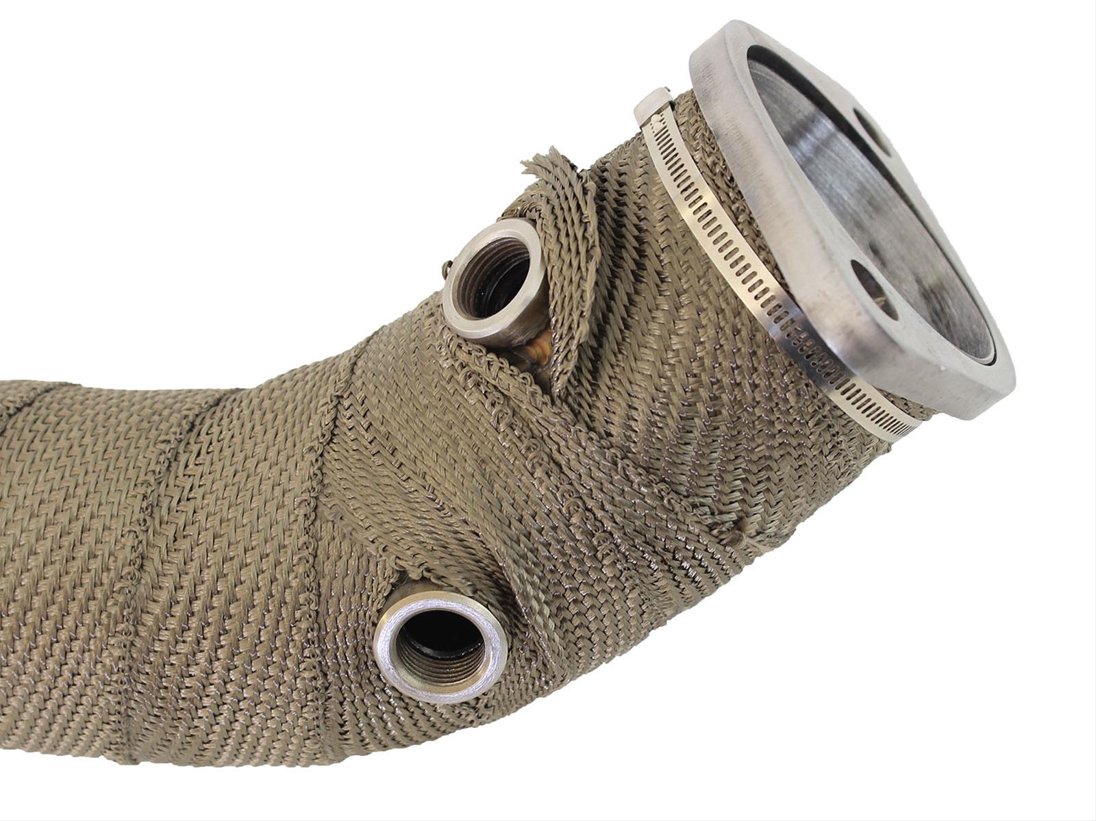 aFe Twisted Steel Turbo Downpipes for 2008-2015 LANCER - 48-36701 Downpipe, Mitsubishi Lancer EVO X, 2.0L, Each thumbnail 7