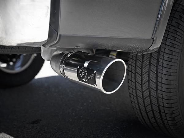 aFe Atlas 4in Aluminized Steel DPF-Back Exh 18-19 Ford F-150 V6-3.0L (td) w/ Polished Tip thumbnail 3