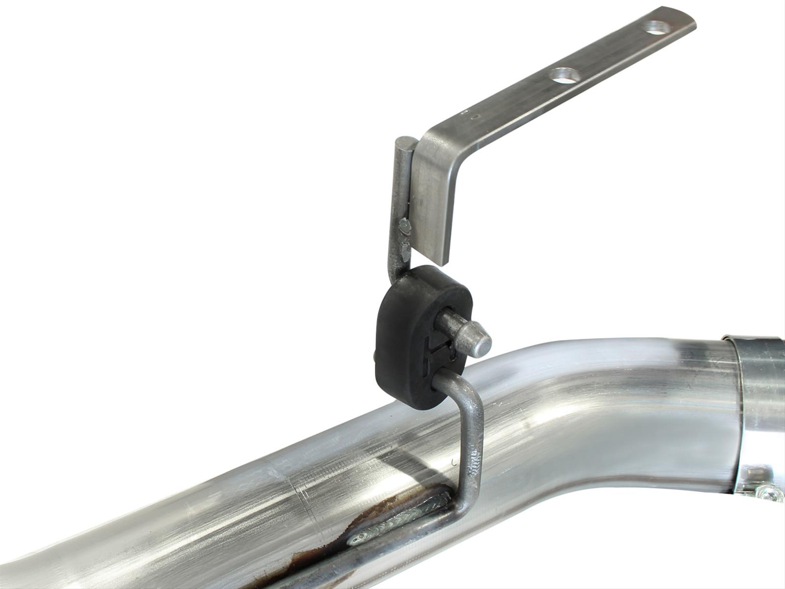 aFe MACHForce XP Exhaust Aluminized Dual Split DPF Back 11-15 GM Diesel Truck V8-6.6L (td) (pol tip) thumbnail 2