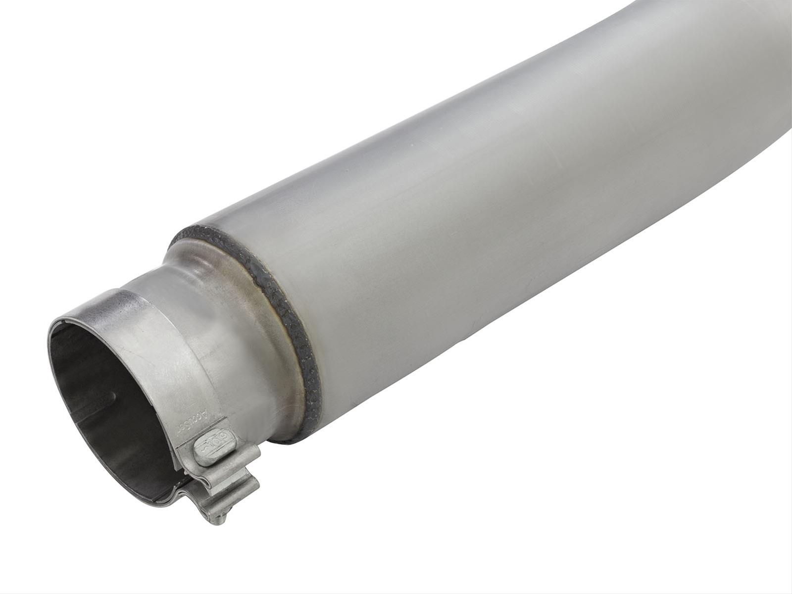 aFe Atlas Exhaust 5in DPF-Back Exhaust Aluminized Steel 2016 Nissan Titan XD V8-5.0L w/ Polished Tip thumbnail 5
