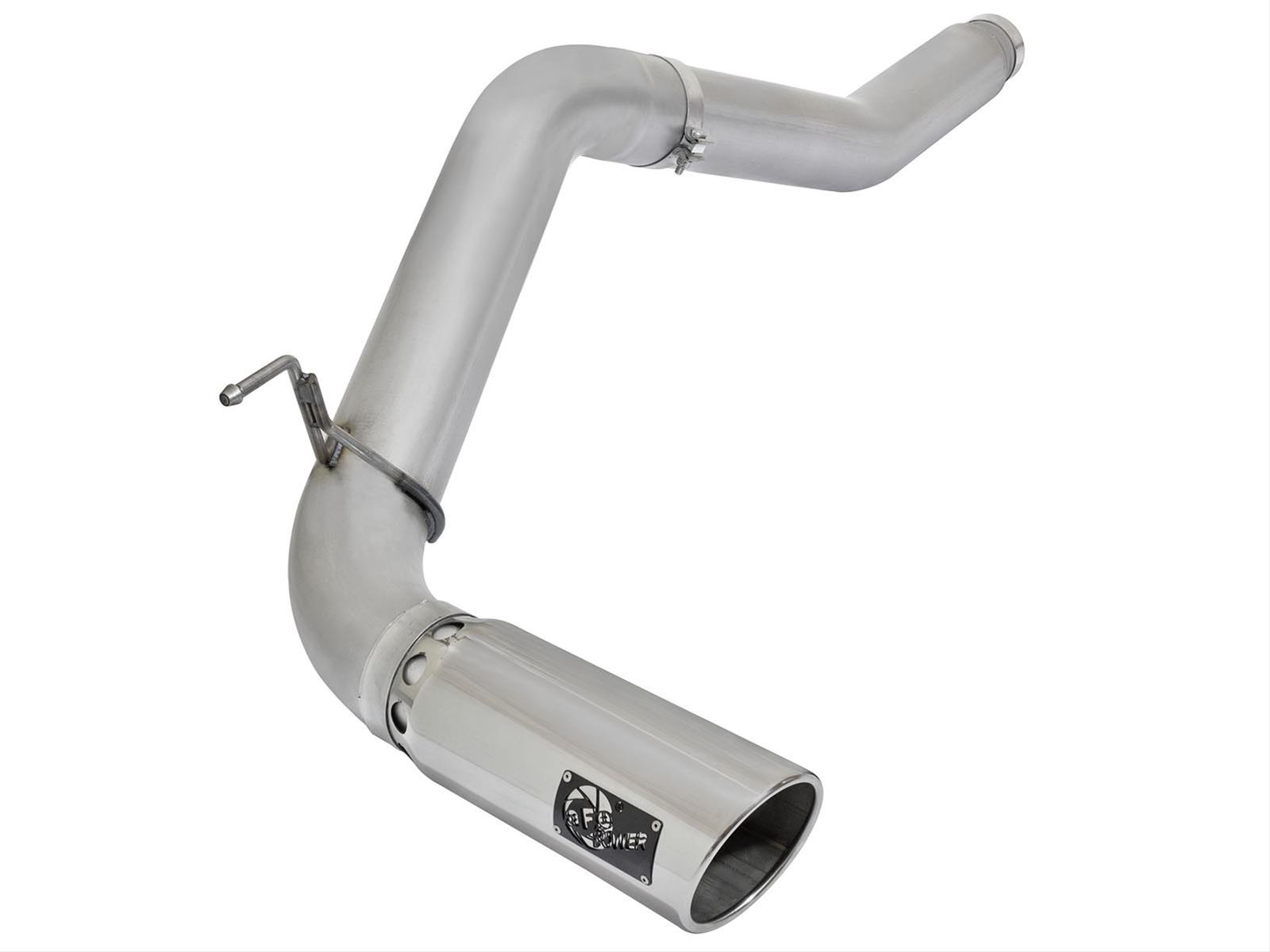 aFe Atlas Exhaust 5in DPF-Back Exhaust Aluminized Steel 2016 Nissan Titan XD V8-5.0L w/ Polished Tip thumbnail 7