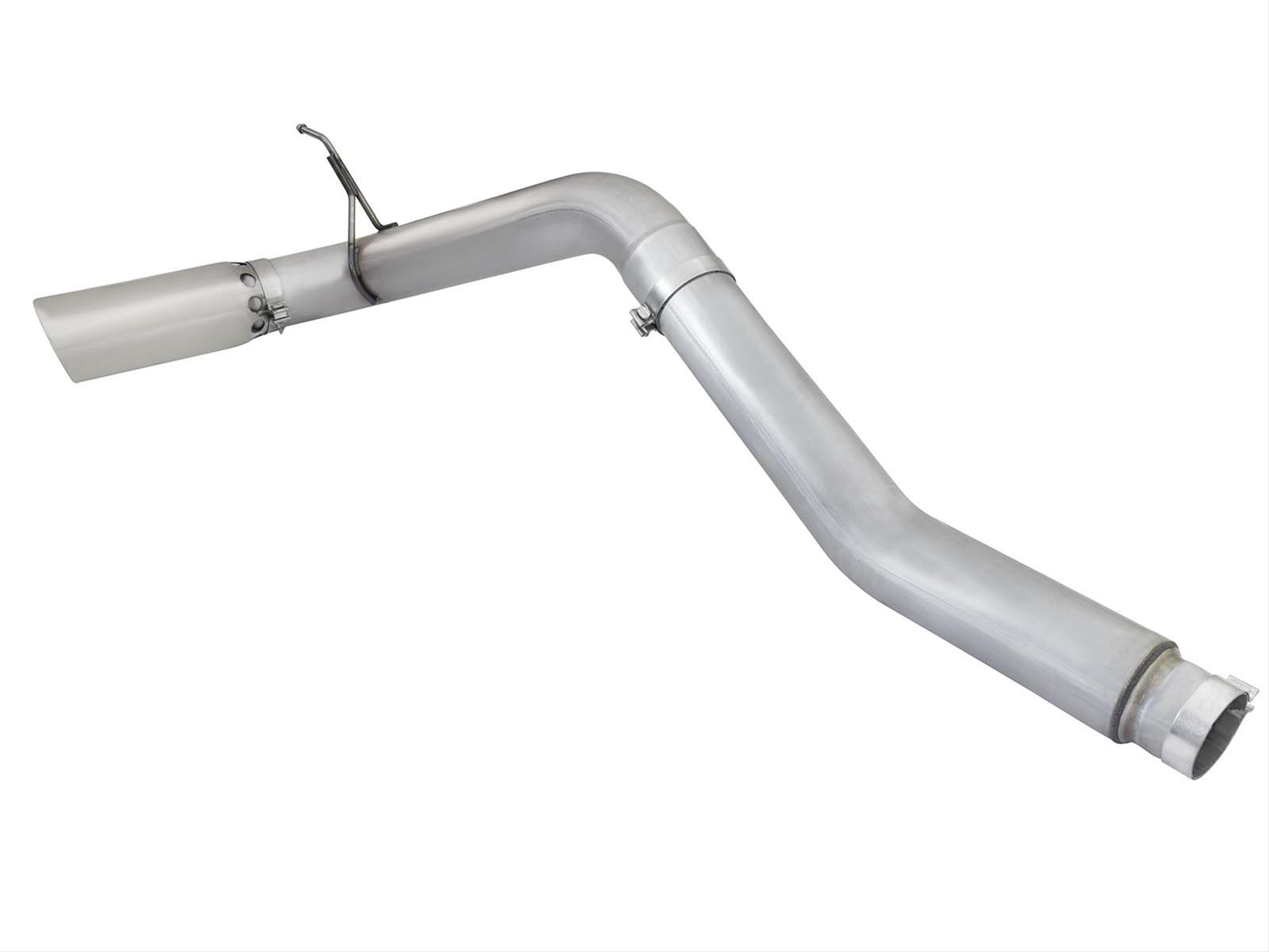 aFe Atlas Exhaust 5in DPF-Back Exhaust Aluminized Steel 2016 Nissan Titan XD V8-5.0L w/ Polished Tip thumbnail 8