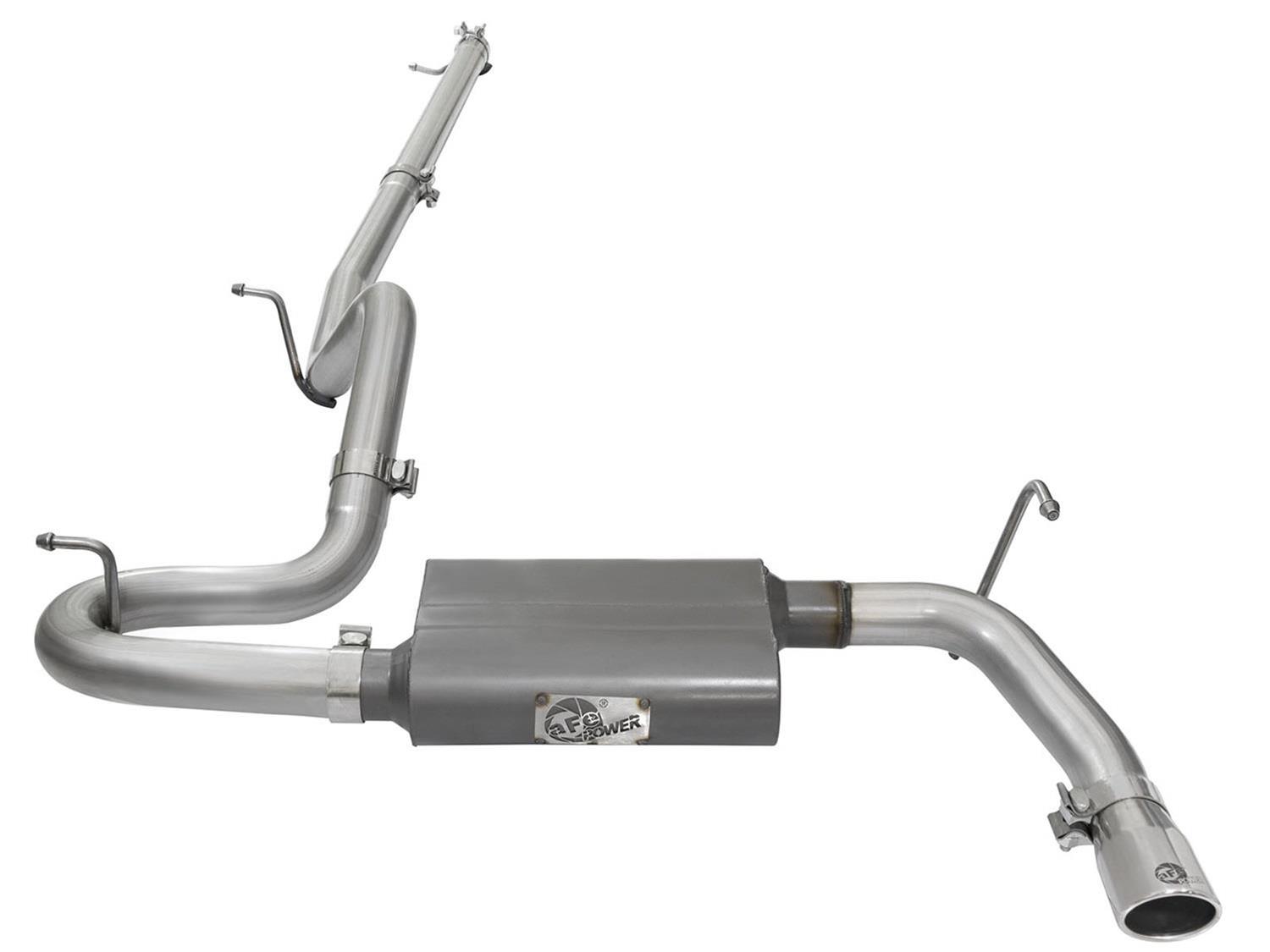 aFe Scorpion 2-1/2in Aluminized Steel Cat Back Exhaust 07-17 Jeep Wrangler V6-3.6/3.8L (4 Dr) thumbnail 5