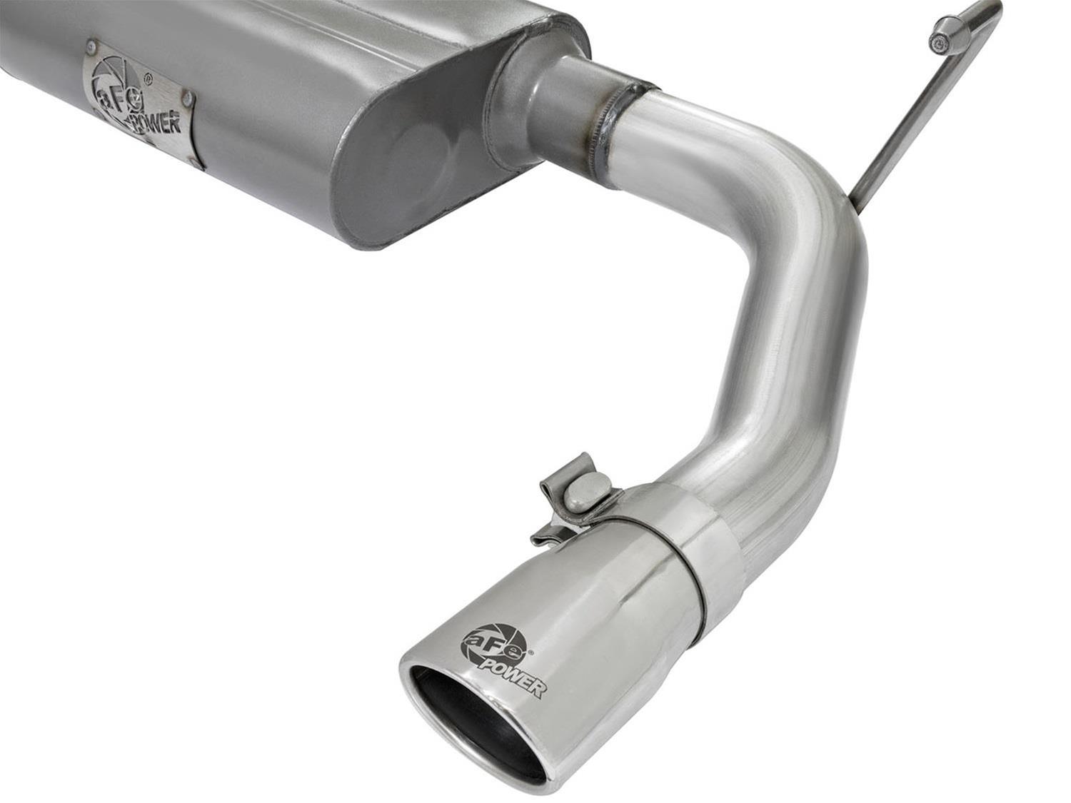 aFe Scorpion 2-1/2in Aluminized Steel Cat Back Exhaust 07-17 Jeep Wrangler V6-3.6/3.8L (4 Dr) thumbnail 4
