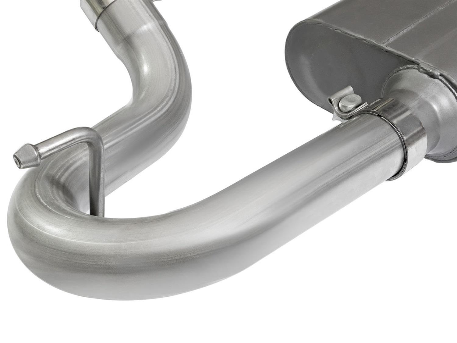 aFe Scorpion 2-1/2in Aluminized Steel Cat Back Exhaust 07-17 Jeep Wrangler V6-3.6/3.8L (4 Dr) thumbnail 2