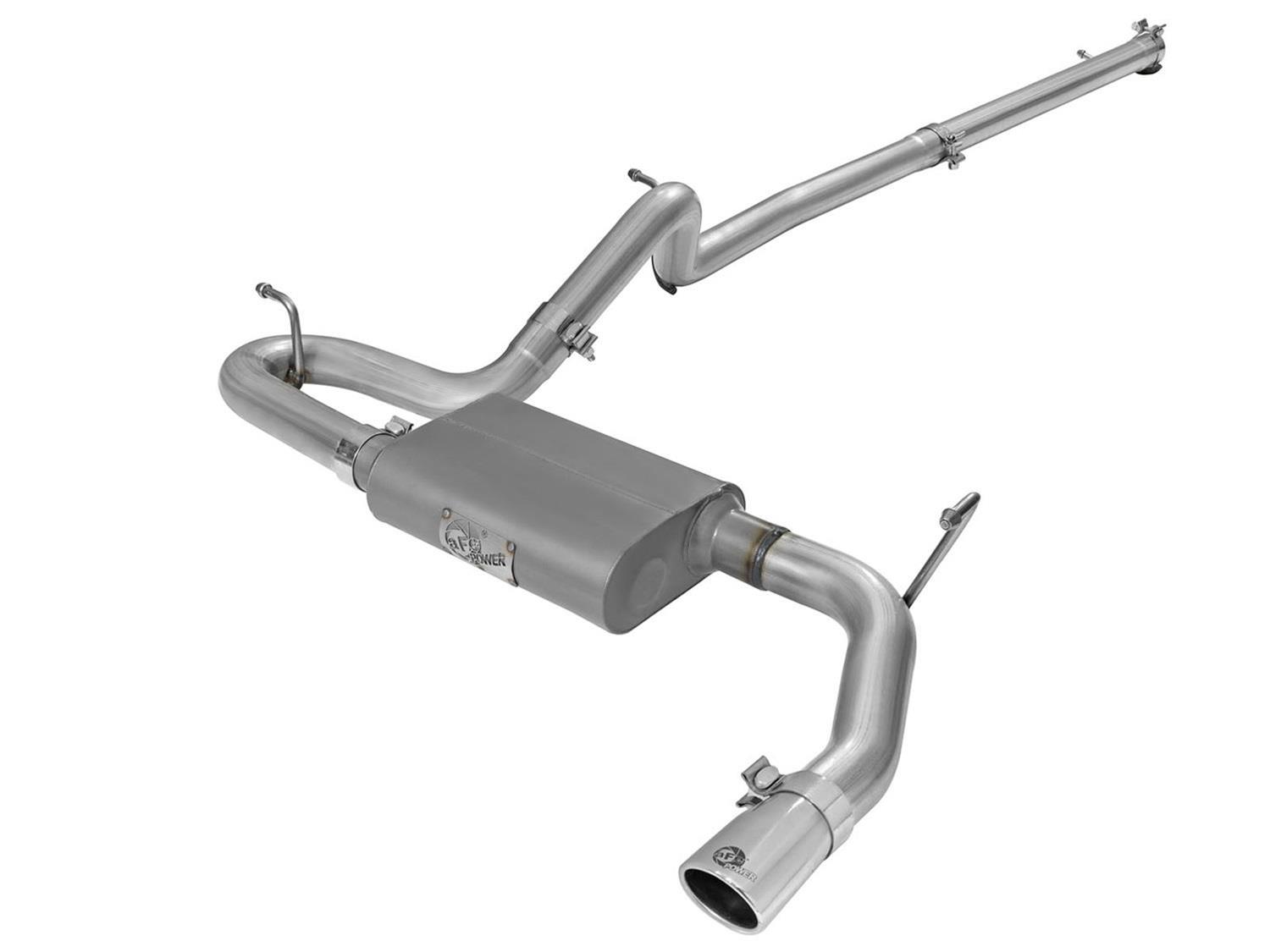 aFe Scorpion 2-1/2in Aluminized Steel Cat Back Exhaust 07-17 Jeep Wrangler V6-3.6/3.8L (4 Dr) thumbnail 7
