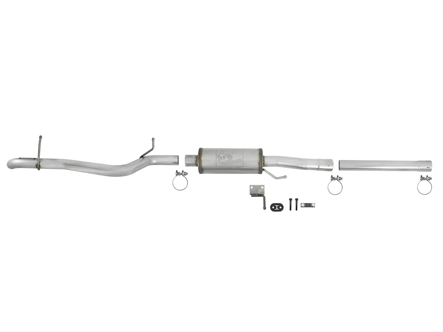aFe Scorpion 2-1/2in Aluminized Steel Cat-Back Exhaust 07-18 Jeep Wrangler (JK) V6 3.6L/3.8L (2/4dr) thumbnail 6