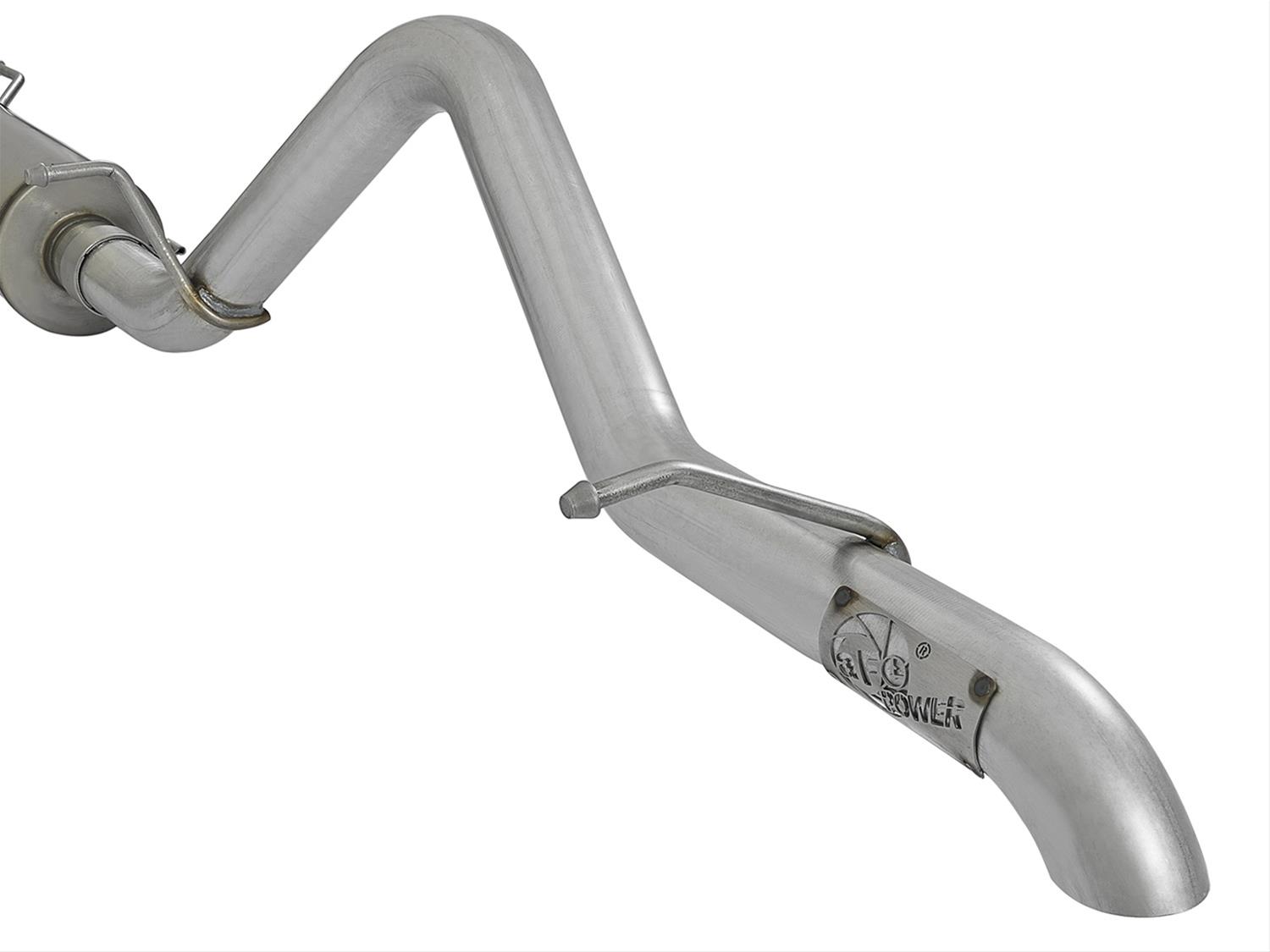 aFe Scorpion 2-1/2in Aluminized Steel Cat-Back Exhaust 07-18 Jeep Wrangler (JK) V6 3.6L/3.8L (2/4dr) thumbnail 4