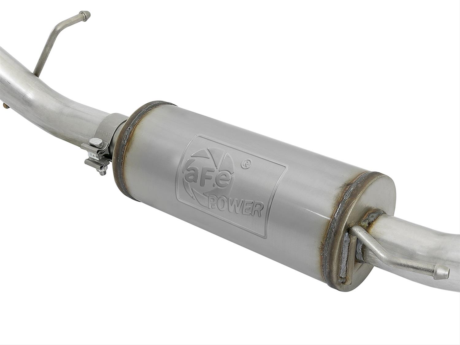 aFe Scorpion 2-1/2in Aluminized Steel Cat-Back Exhaust 07-18 Jeep Wrangler (JK) V6 3.6L/3.8L (2/4dr) thumbnail 3