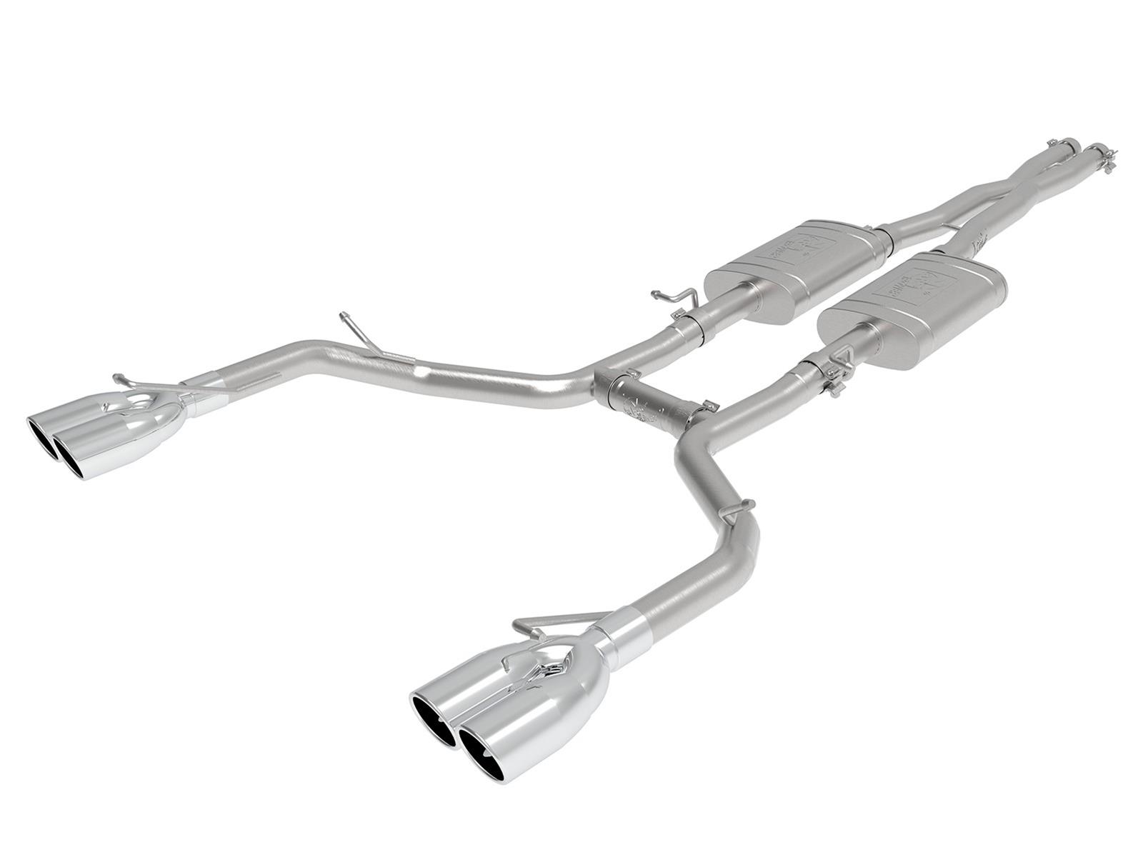 aFe MACH Force-Xp 2-1/2in 304 SS Cat-Back Exhaust 15-19 Dodge Challenger V6-3.6L - Polished Tip thumbnail 4
