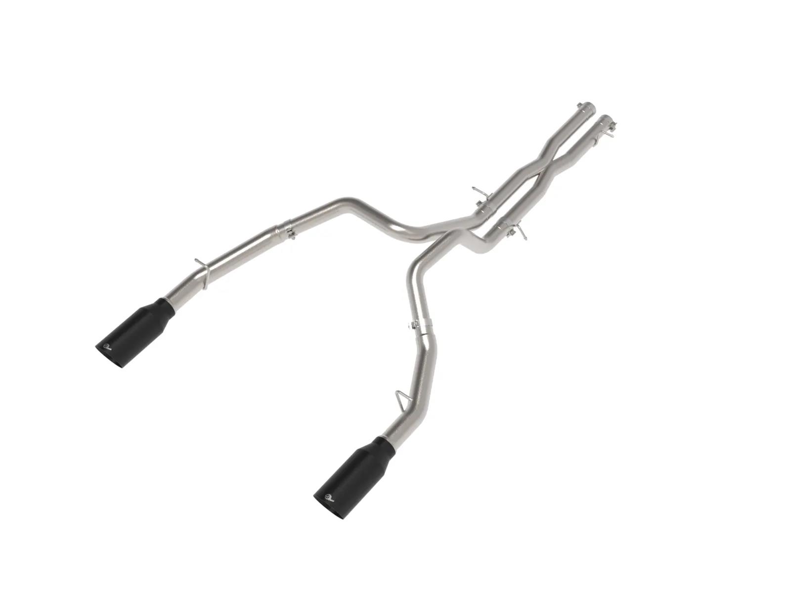 aFe 2025 Dodge RAM 1500 Vulcan Series 304 Stainless Steel Cat-Back Exhaust System w/ Black Tip thumbnail 4