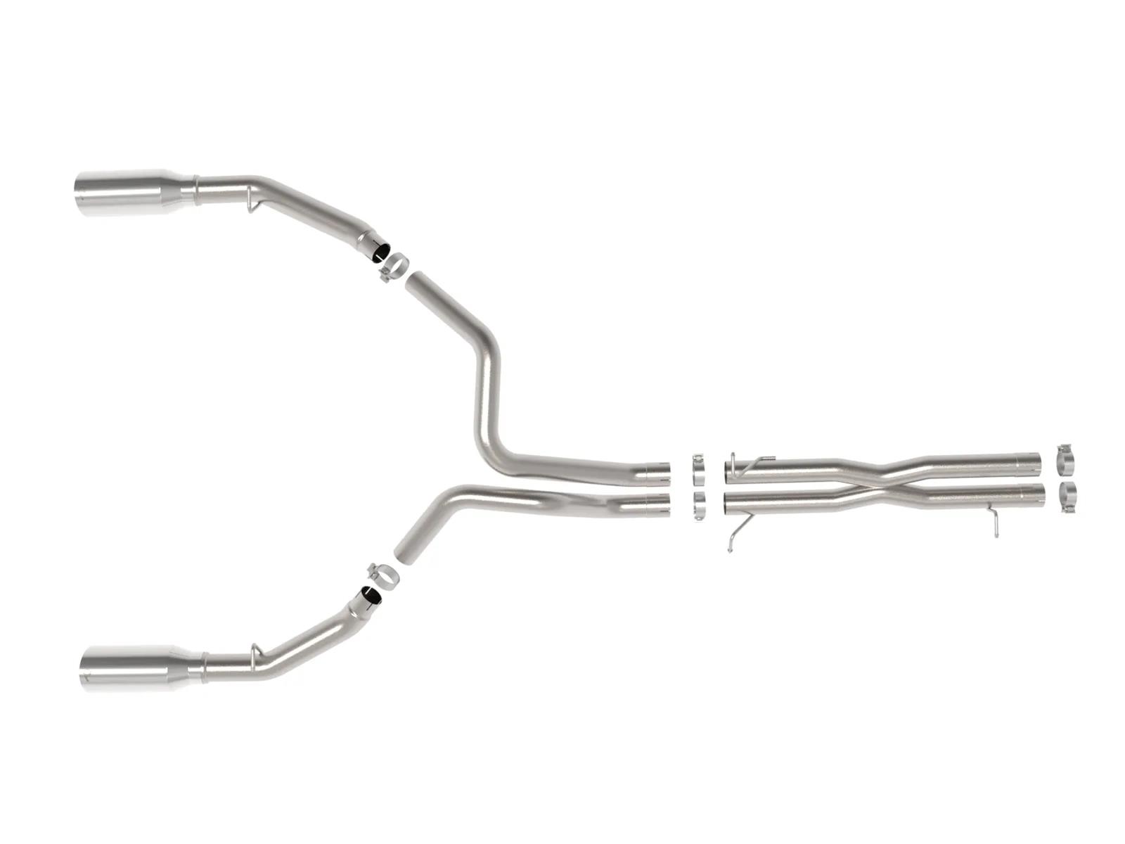 aFe 2025 Dodge RAM 1500 Vulcan Series 304 Stainless Steel Cat-Back Exhaust System w/ Polished Tip thumbnail 2