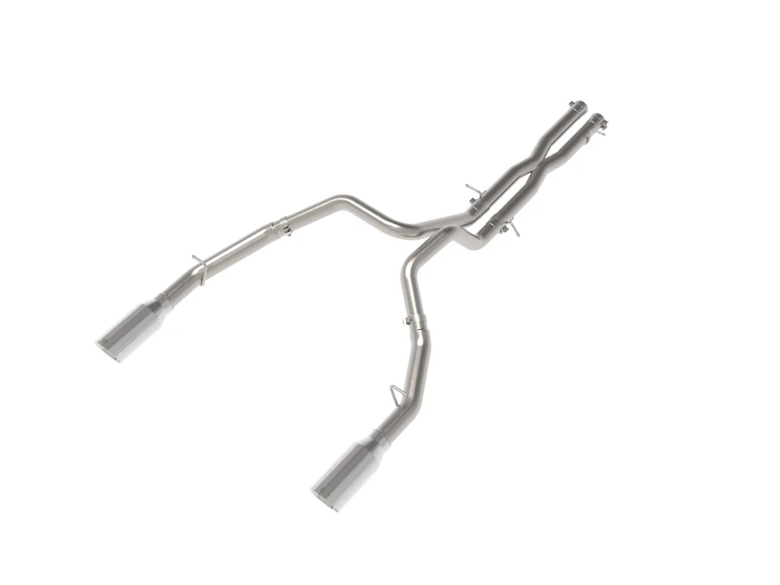 aFe 2025 Dodge RAM 1500 Vulcan Series 304 Stainless Steel Cat-Back Exhaust System w/ Polished Tip thumbnail 4