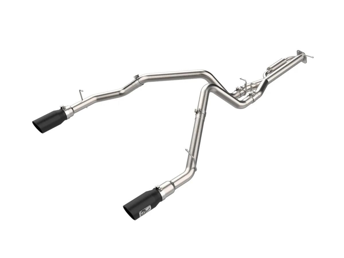 AFE Power Exhaust Systems 49-32088-B Vulcan Series 3 IN 304 Stainless Steel Cat-Back System w/ Black Tips RAM 1500 2025 V6-3.0L (tt)